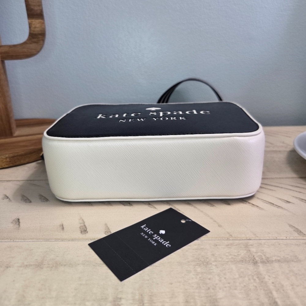 Kate Spade Black and Cream Crossbody Bag - Picture 9 of 14